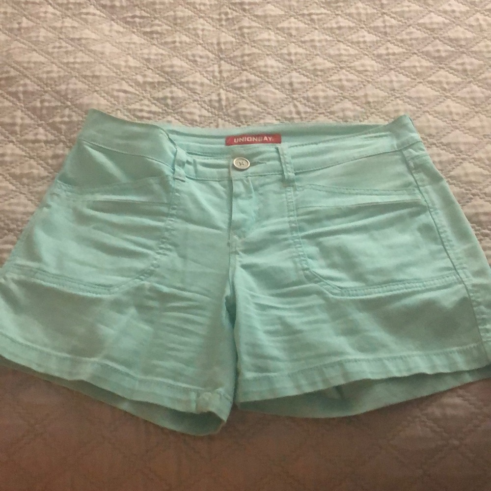Union Bay, teal shorts. Size 7